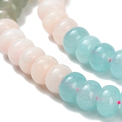 Farbverlauf natürliche weiße Jade Perlen Stränge&nbsp;X-G-NH0053-A01-01