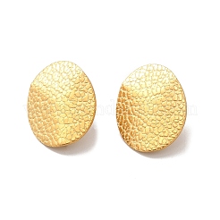 Orecchini a bottone in acciaio inossidabile placcato ionico (ip) 304&nbsp;X-STAS-B041-06G