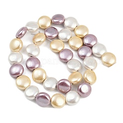 Perles de perles de coquille galvanoplastie&nbsp;BSHE-H113-02A