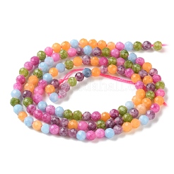 Natürliche weiße Jade perlen Stränge&nbsp;GG-CBAE031-A04-3mm-02