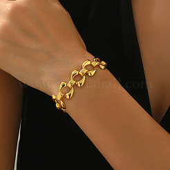 Bracelets hip-hop à maillons en fer pour femmes&nbsp;AU5416