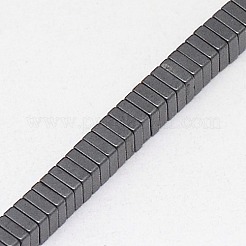 Electroplate non magnetici ematite Perle sintetiche heishi fili&nbsp;G-J171B-2x2mm-03