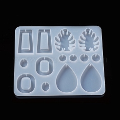 DIY Anhänger Ohrring Silikonformen&nbsp;X-DIY-L021-67