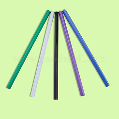 10 inserto per cartella in plastica bicolore&nbsp;AJEW-CP0008-78