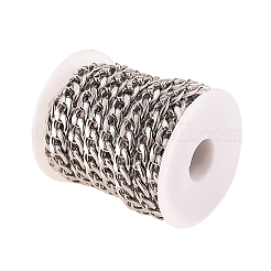 Chaînes à maillons cubains en acier inoxydable 304&nbsp;CHS-CJ0001-27A