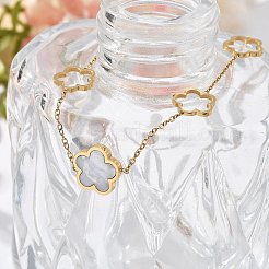 Ionenplattierung (IP) 304 Edelstahl-Gliederarmbänder&nbsp;BJEW-P345-11G-01