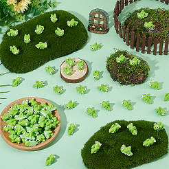 Harzfiguren in Peridotform&nbsp;DJEW-WH0016-73