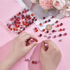 100 Stück 5 Farben Strass Pflaster Discokugel Perlen&nbsp;RB-UN0001-18A