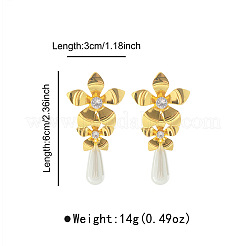 Boucles d'oreilles pendantes en alliage&nbsp;WG394CA-01