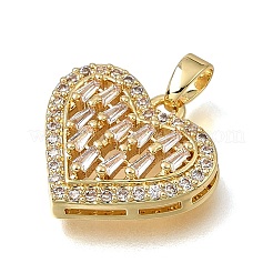 Messing micro pave klare zirkonia anhänger&nbsp;CU-CBAA556-01A