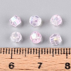 Perle di vetro verniciate a spruzzo trasparente&nbsp;EGLA-N018-4mm-11