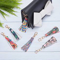 10 pièce de 10 styles de pompons en cuir PU&nbsp;KEYC-WR0001-31