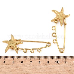 Broches de acero inoxidable 304 con forma de estrella de mar&nbsp;SA-CBA098D-16C-G03