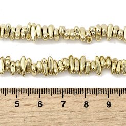 Galvanisierte synthetische nichtmagnetische Hämatitperlenstränge&nbsp;G-H327-J01-01E