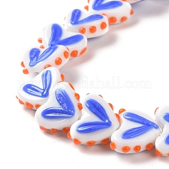 Fili di perline a lume fatti a mano a forma di cuore&nbsp;LAMP-G150-01A