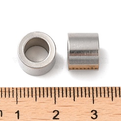 Cuentas europeas de acero inoxidable 304 que no se deslustran&nbsp;STAS-Z045-02P