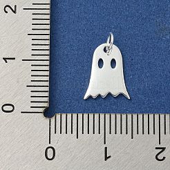 925 Halloween-Geister-Anhänger aus Sterlingsilber&nbsp;STER-NH0001-75S