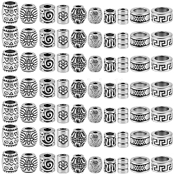 250 stücke 10 stile tibetanische legierung abstandshalterperlen&nbsp;TIBE-PA0001-04
