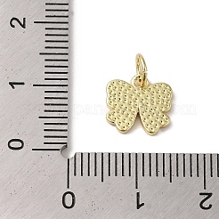 Breloques d'émail de laiton de placage de support&nbsp;KK-B092-13G-02