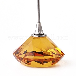 Tarjetero de vidrio con forma de diamante&nbsp;DJEW-F009-A05