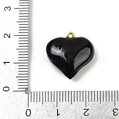 Colgantes de esmalte de latón&nbsp;KK-M322-01B-G