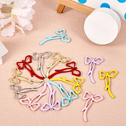 14pcs 7 Farben sprühlackierte Legierungsanhänger&nbsp;FIND-TA0004-71
