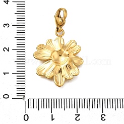 Sonnenblumen 304 Edelstahl Anhänger Dekorationen&nbsp;STAS-R159-31G