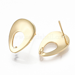 Accessoires de clous d'oreilles en laiton&nbsp;KK-S348-354