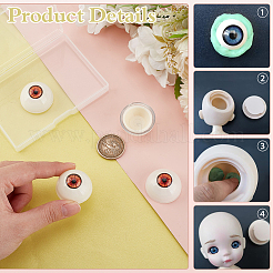 2 Paar Bastelaugen aus Kunststoff&nbsp;DIY-PH0029-61A
