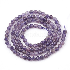 Natürlichen Amethyst Perlen Stränge&nbsp;G-T107-12