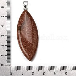 Synthetischen Goldstone große Anhänger&nbsp;G-F820-06L