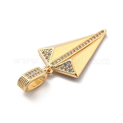 Crémaillère en laiton avec pendentifs en zircone cubique&nbsp;KK-Q017-05A-G