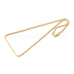 304 Edelstahl-Seilkettenhalsketten&nbsp;NJEW-J032-20G