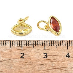 Colgante micropavé cubic zirconia de latón&nbsp;KK-L264-04G