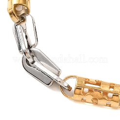201 bracciali a catena in acciaio inossidabile&nbsp;BJEW-B078-112GP
