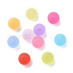 6mm mixte boule perle ronde en acrylique transparent mat&nbsp;X-FACR-R021-6mm-M