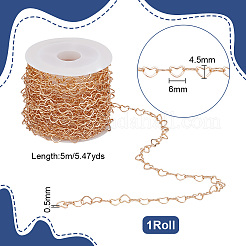 Catene a maglie in ottone da 5 m&nbsp;CHC-UN0001-06
