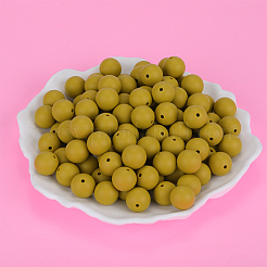 Perles focales rondes en silicone&nbsp;SI-JX0046A-71