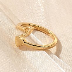 Bagues de manchette en laiton pour femmes&nbsp;RJEW-U044-J