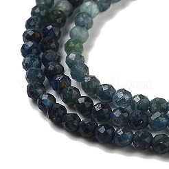 Natürliche blaue Turmalinperlenstränge&nbsp;G-B088-C12-02