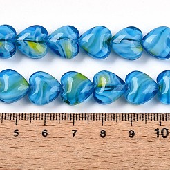 Perles millefiori verre brins&nbsp;GLAA-T023-34G