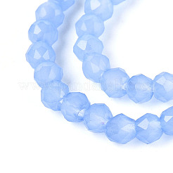 Nachahmung Jade Glasperlen &nbsp;GLAA-T028-4mm-11