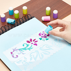 30 Stück Schwamm-Malwerkzeug in 6 Farben&nbsp;DIY-CP0007-53
