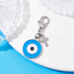 Decoración colgante de esmalte de aleación&nbsp;HJEW-JM01451-02