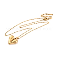 201 colliers en acier inoxydable&nbsp;EJEW-Z044-01G-1