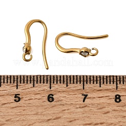 Ohrringhaken aus Edelstahl 304 mit Strassen&nbsp;STAS-B128-44G