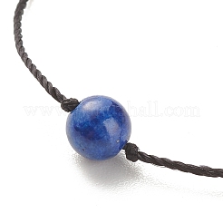 Set di braccialetti con cordoncino di perline rotonde in pietra mista naturale e sintetica a 7 pezzi&nbsp;BJEW-JB08015