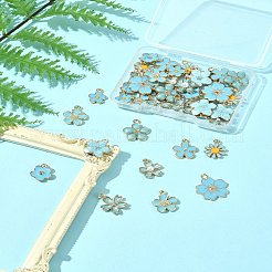 40pcs 10 styles de pendentifs en émail en alliage&nbsp;ENAM-FS0002-32