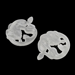 Figurine di medusa intagliate in selenite naturale&nbsp;G-G130-04
