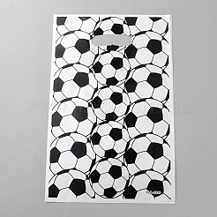 10 Stück Plastik-Geschenktüten mit Fußballmotiv&nbsp;ABAG-WH0039-36